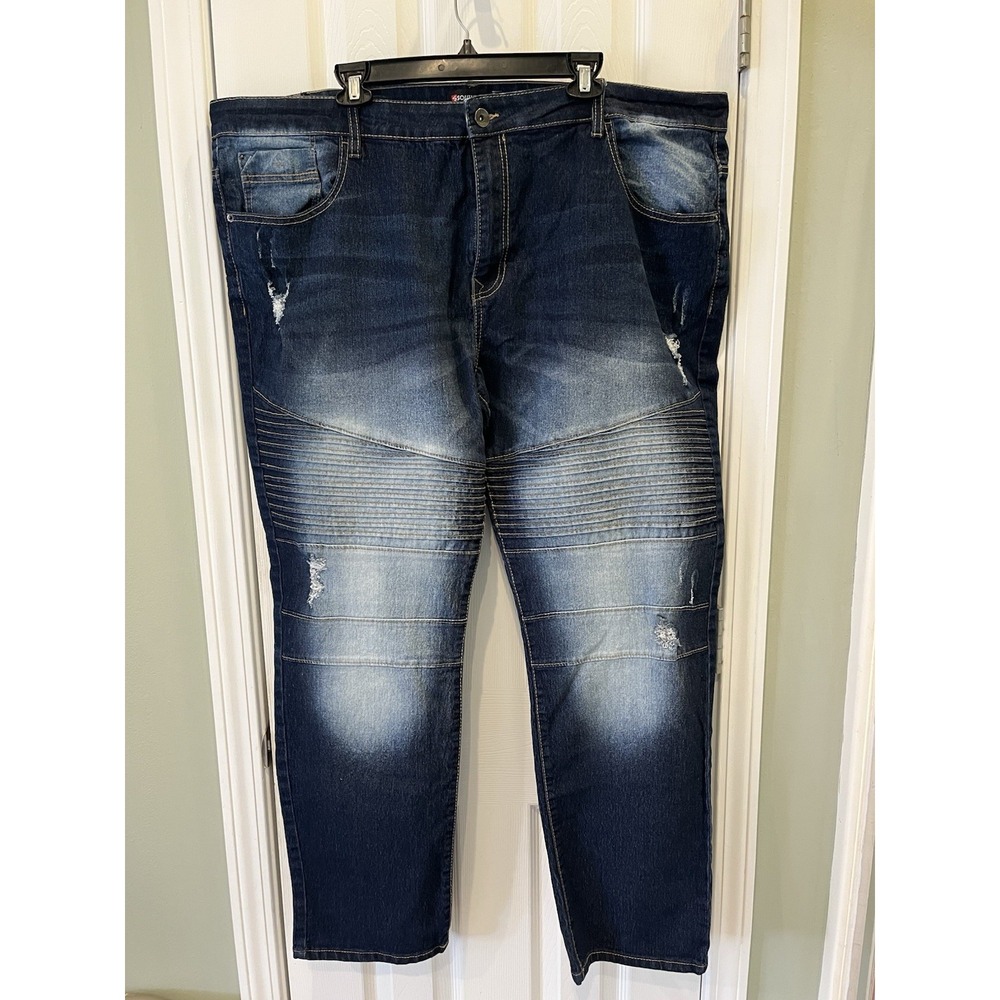 Southpole Stretch Jeans Distressed‎ Streetwear Men's Size 46 x 33 Faded